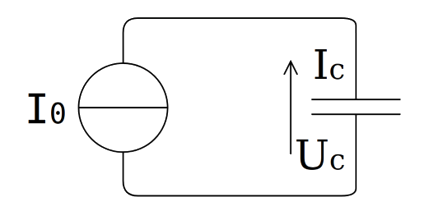 First model electrical circuit